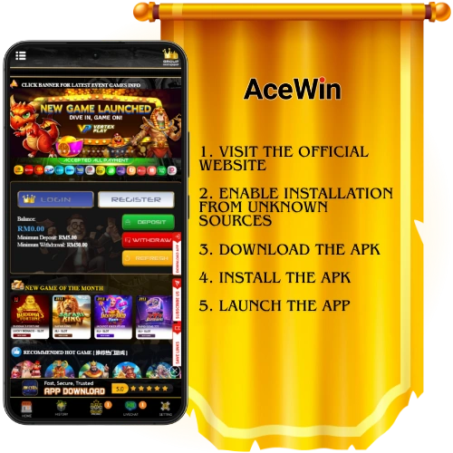 acewin steps to download the acewin